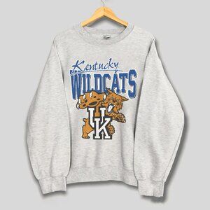 90s Vintage University of Kentucky Wildcats Logo Sweatshirt Retro NCAA Shirt Tee